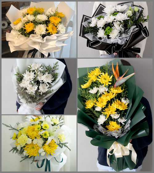 湖北黄冈市黄梅县停前镇江榜村白事花束代送